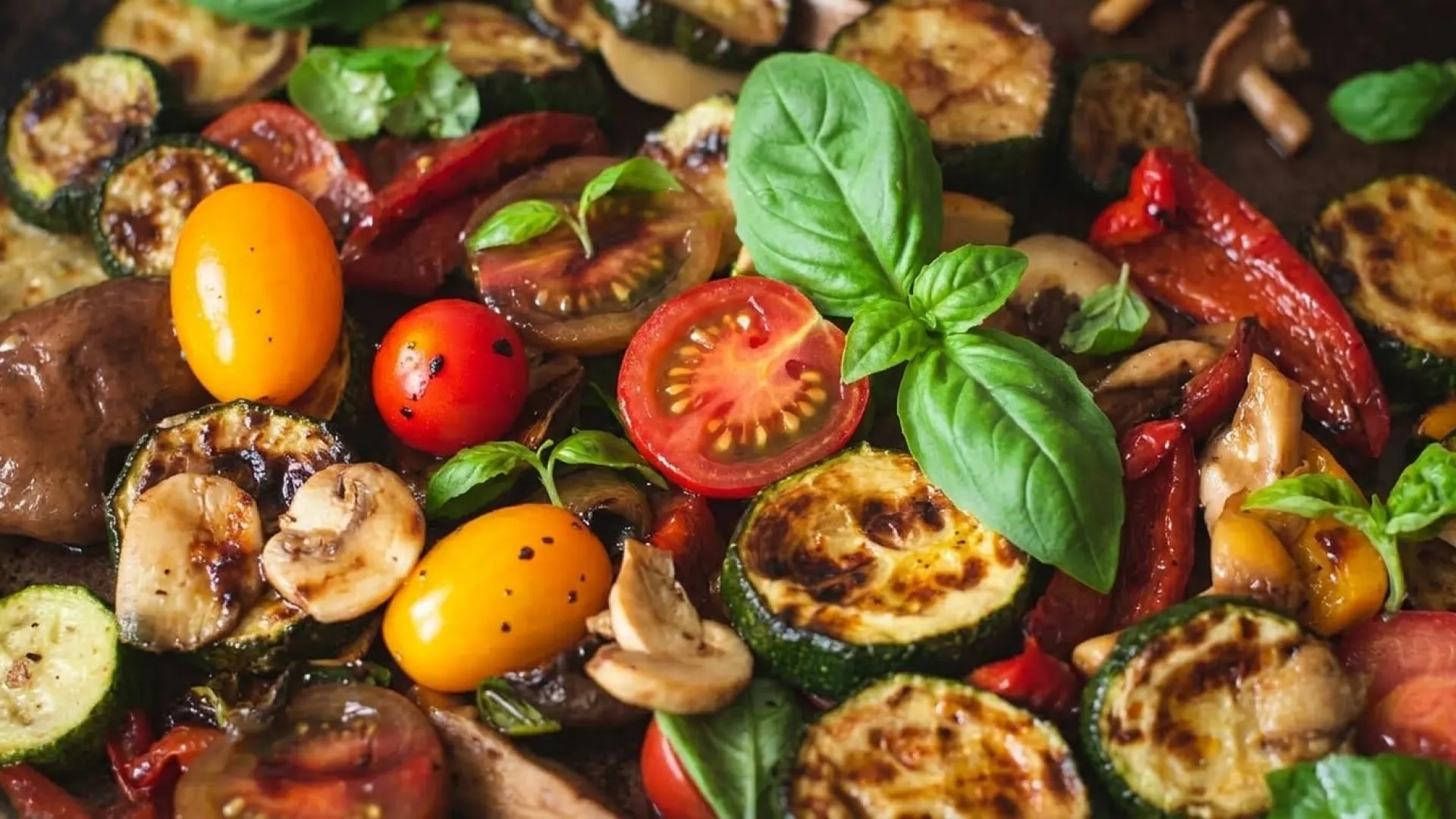 Campfire Charred Zucchini Salad