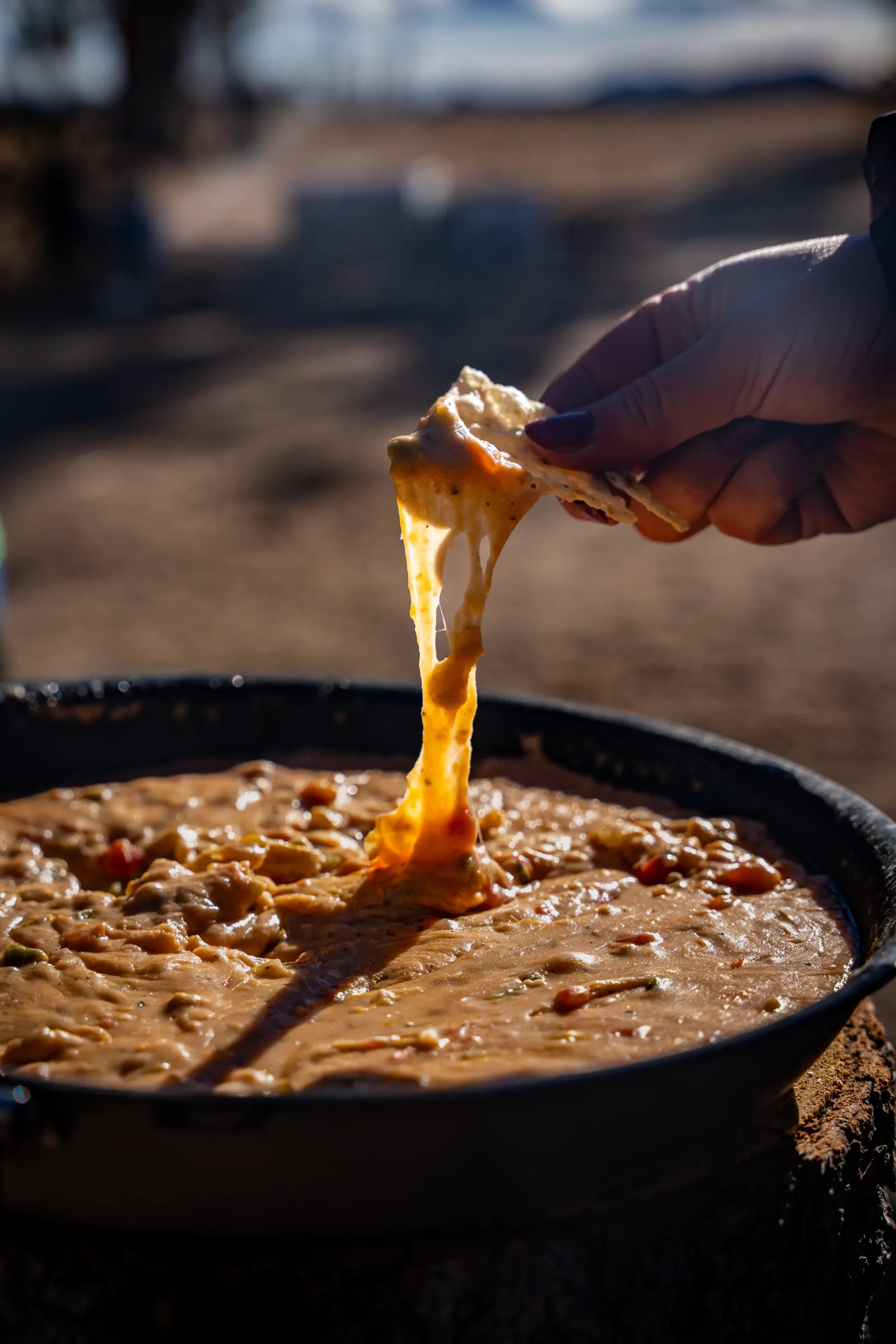 Camp Green Chile Queso