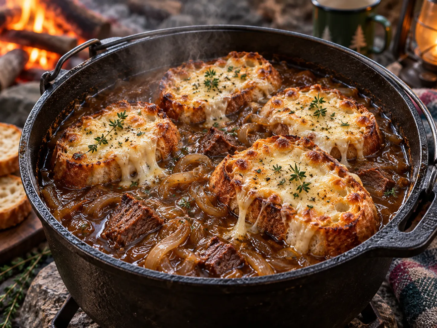 Campfire Wagyu French Onion Soup