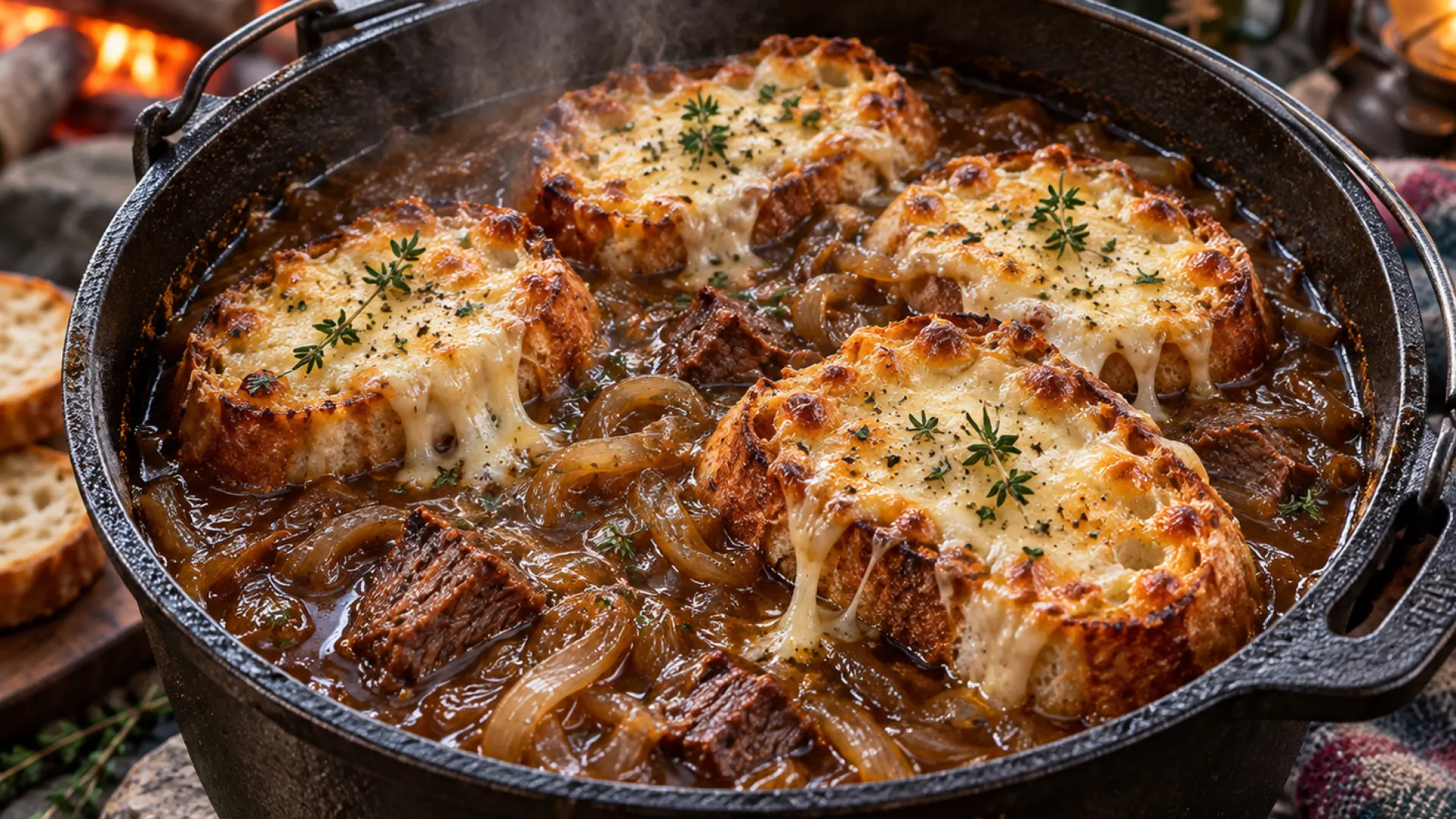 Campfire Wagyu French Onion Soup